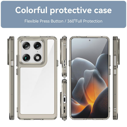 Motorola Edge 70 Ultra 5G Acrylic Hybrid TPU Protective Phone Case, Colourful Series Shockproof Cover