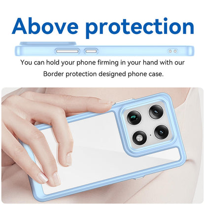 Motorola Signature 5G Acrylic Hybrid TPU Protective Phone Case, Colourful Series Shockproof Cover