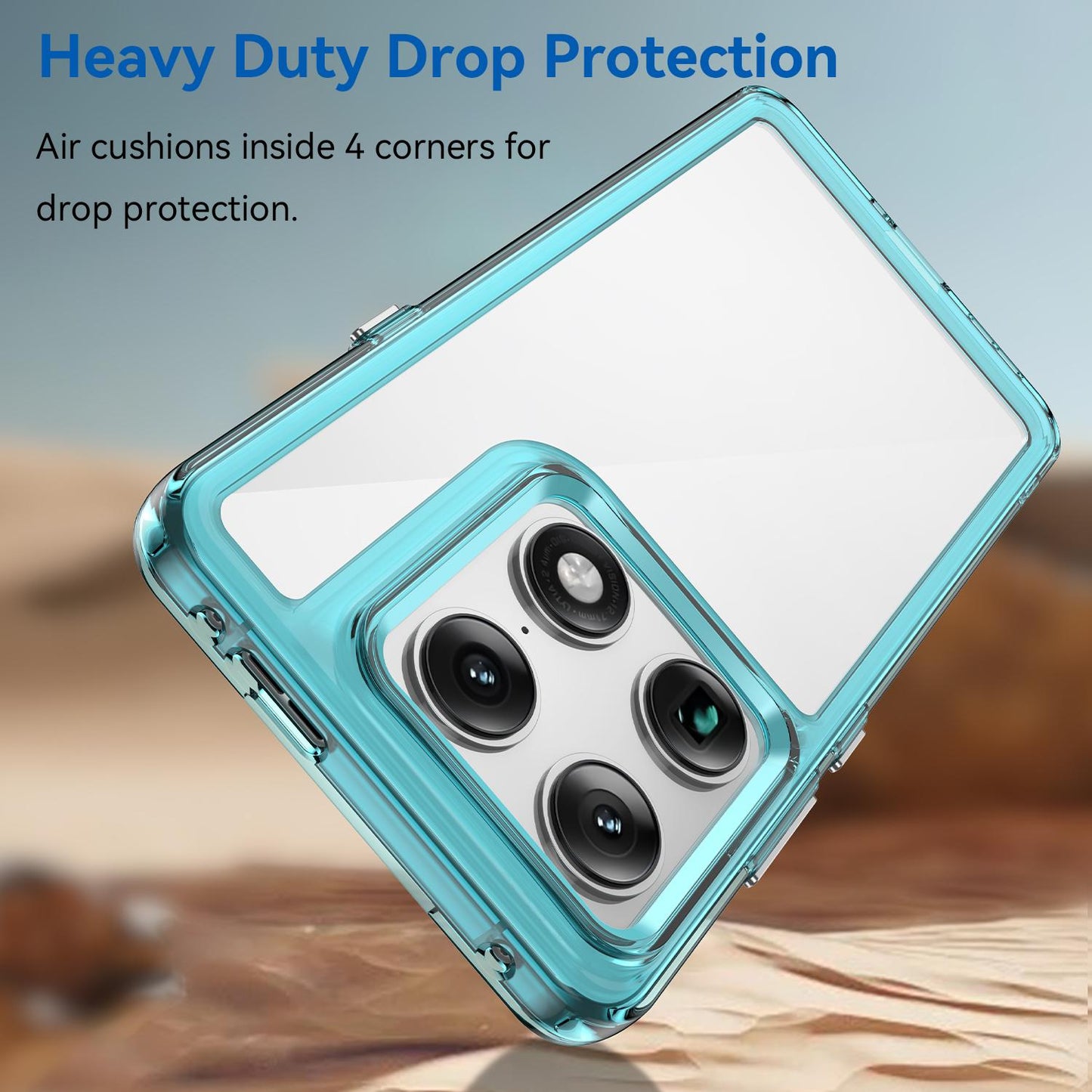 Motorola Signature 5G Acrylic Hybrid TPU Protective Phone Case, Colourful Series Shockproof Cover