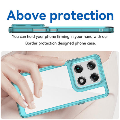 Motorola Signature 5G Acrylic Hybrid TPU Protective Phone Case, Colourful Series Shockproof Cover