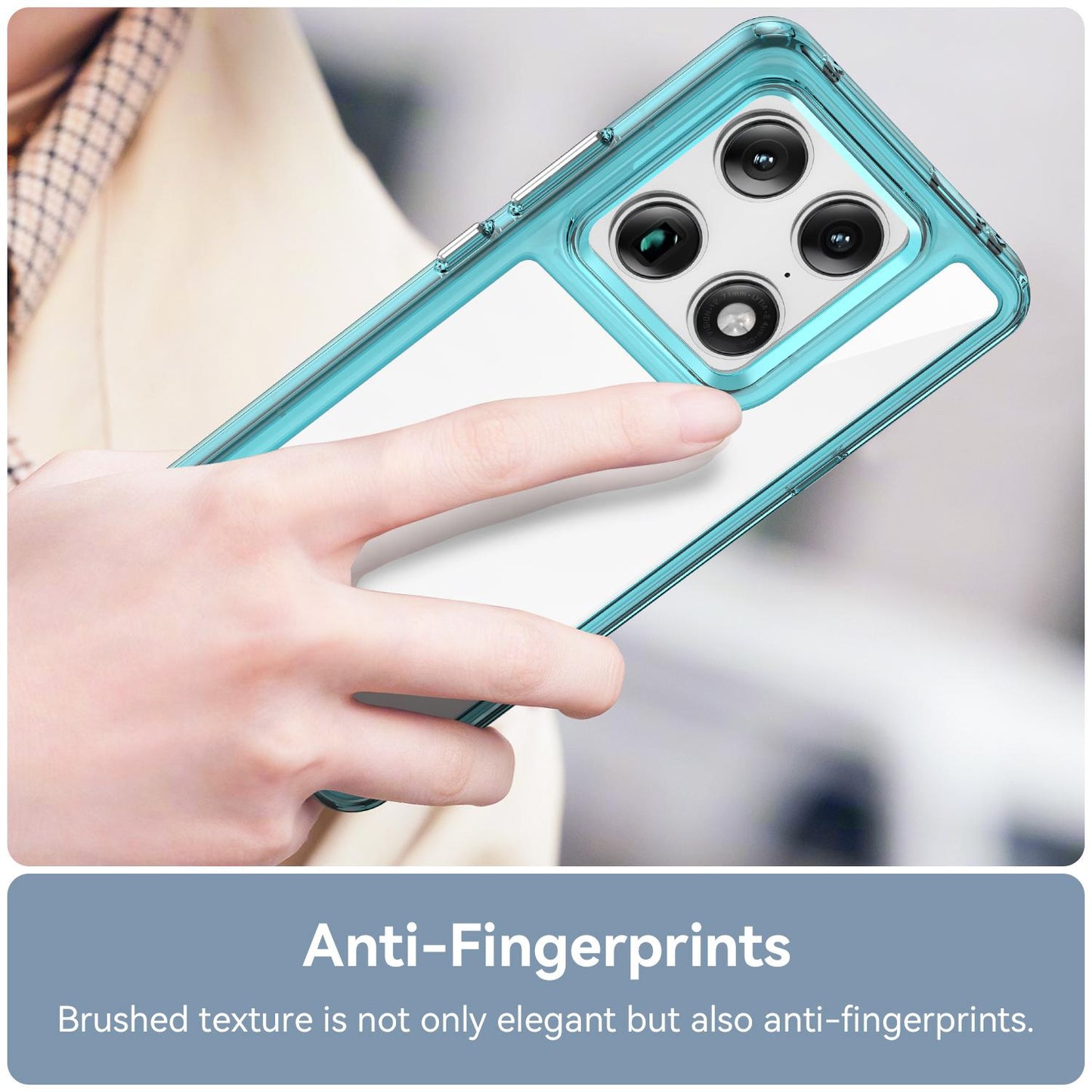 Motorola Signature 5G Acrylic Hybrid TPU Protective Phone Case, Colourful Series Shockproof Cover