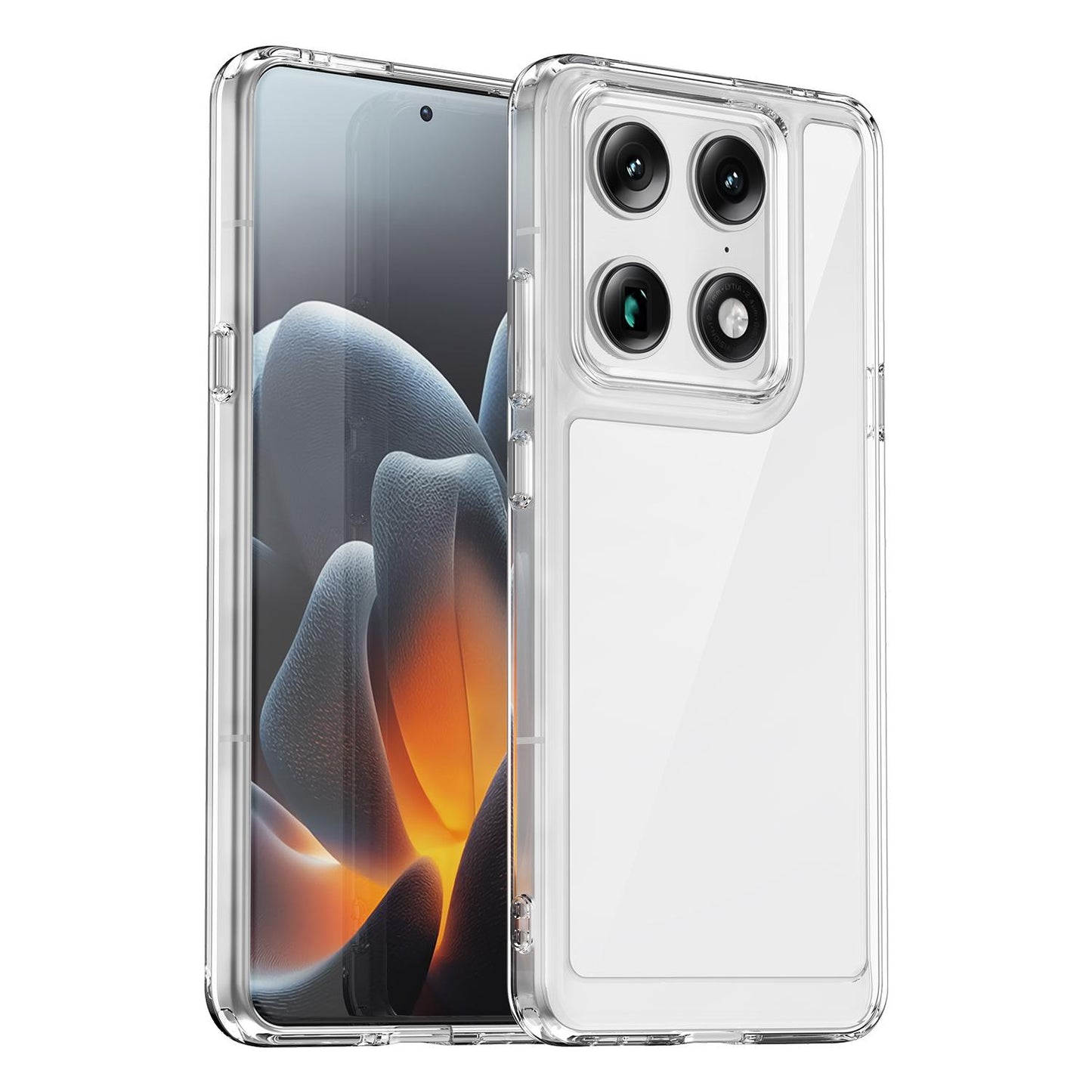 Motorola Signature 5G Acrylic Hybrid TPU Protective Phone Case, Colourful Series Shockproof Cover