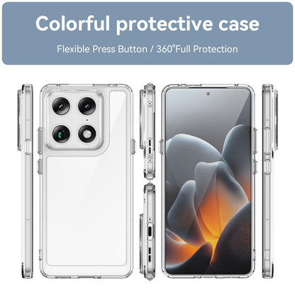 Motorola Signature 5G Acrylic Hybrid TPU Protective Phone Case, Colourful Series Shockproof Cover