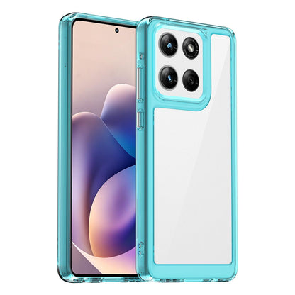Motorola Edge 60 Stylus Acrylic Hybrid TPU Protective Phone Case, Colourful Series Shockproof Cover