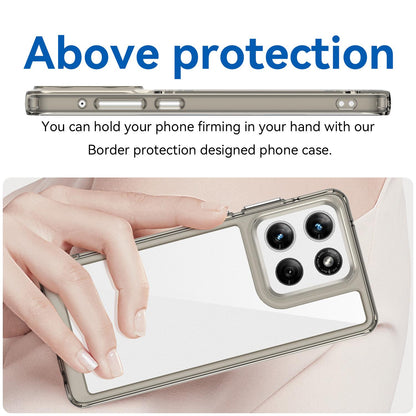 Motorola Moto G Stylus 5G 2025 Acrylic Hybrid TPU Protective Phone Case, Colourful Series Shockproof Cover