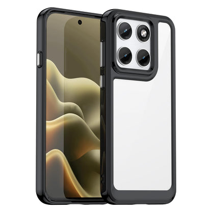 Motorola Edge 5G 2026 Acrylic Hybrid TPU Protective Phone Case, Colourful Series Shockproof Cover