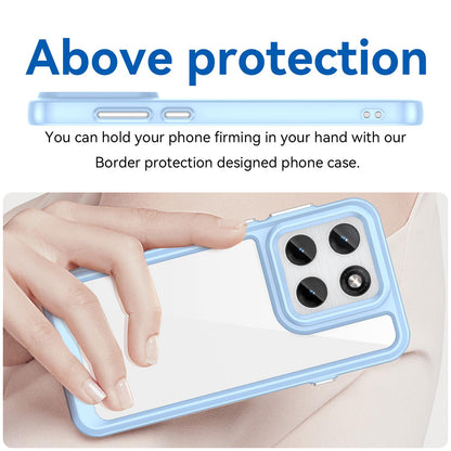 Motorola Edge 5G 2026 Acrylic Hybrid TPU Protective Phone Case, Colourful Series Shockproof Cover