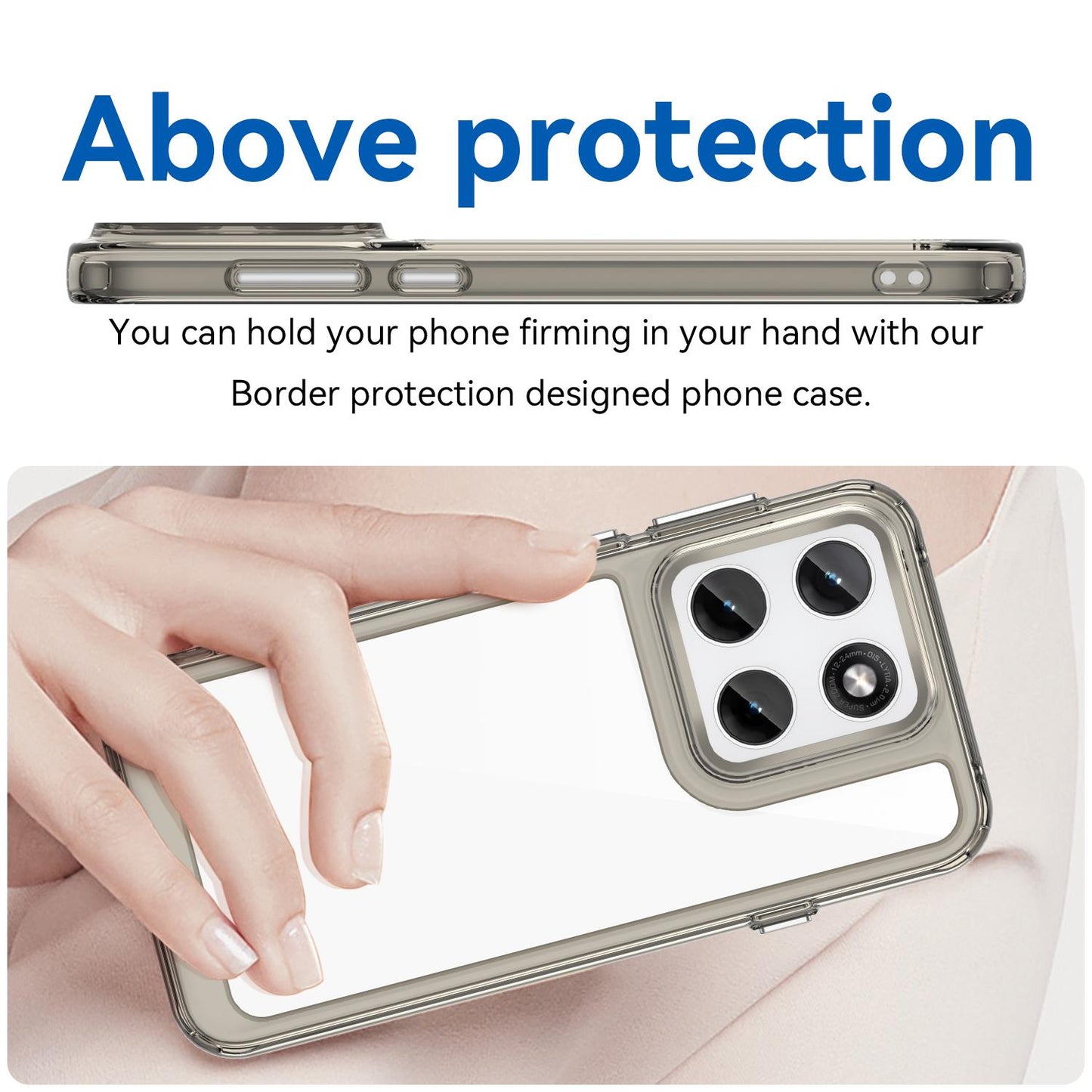 Motorola Edge 5G 2026 Acrylic Hybrid TPU Protective Phone Case, Colourful Series Shockproof Cover