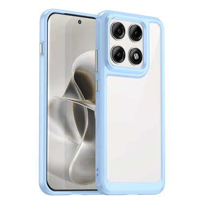 Motorola Edge 70 Pro 5G Acrylic Hybrid TPU Protective Phone Case, Colourful Series Shockproof Cover