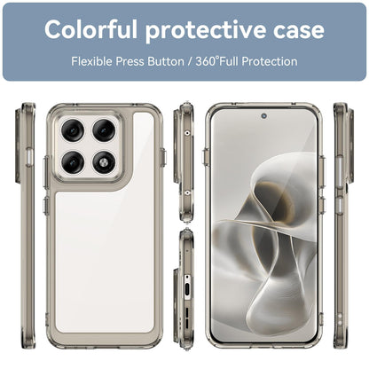 Motorola Edge 70 Pro 5G Acrylic Hybrid TPU Protective Phone Case, Colourful Series Shockproof Cover
