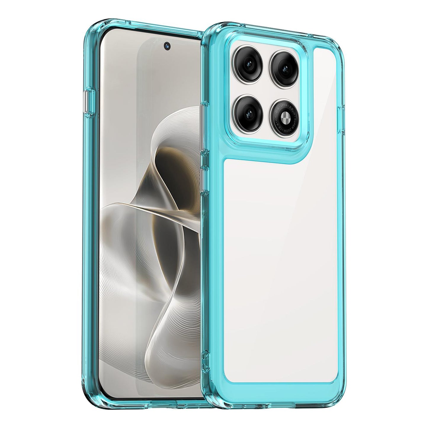 Motorola Edge 70 Pro 5G Acrylic Hybrid TPU Protective Phone Case, Colourful Series Shockproof Cover