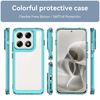 Motorola Edge 70 Pro 5G Acrylic Hybrid TPU Protective Phone Case, Colourful Series Shockproof Cover