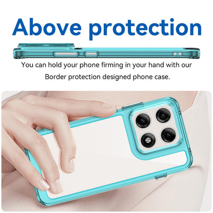 Motorola Edge 70 Pro 5G Acrylic Hybrid TPU Protective Phone Case, Colourful Series Shockproof Cover