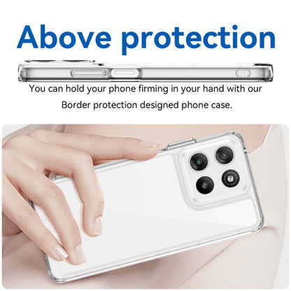 Motorola Moto G37 Power 5G Acrylic Hybrid TPU Protective Phone Case, Colourful Series Shockproof Cover
