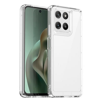 Motorola Moto G47 5G Acrylic Hybrid TPU Protective Phone Case, Colourful Series Shockproof Cover