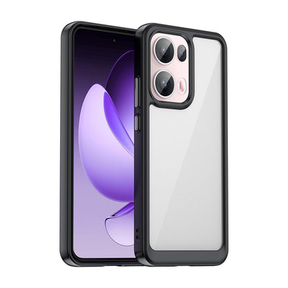 OPPO Reno13 Pro Acrylic Hybrid TPU Protective Phone Case, Colourful Series Shockproof Cover