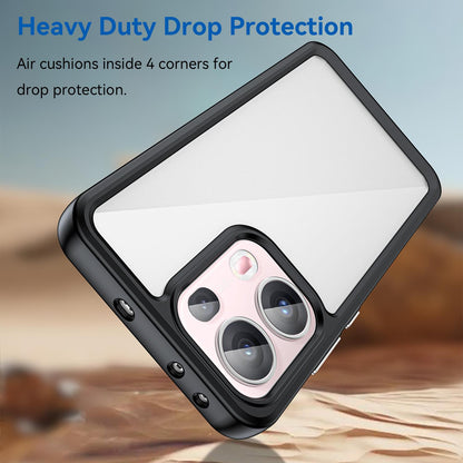 OPPO Reno13 Pro Acrylic Hybrid TPU Protective Phone Case, Colourful Series Shockproof Cover