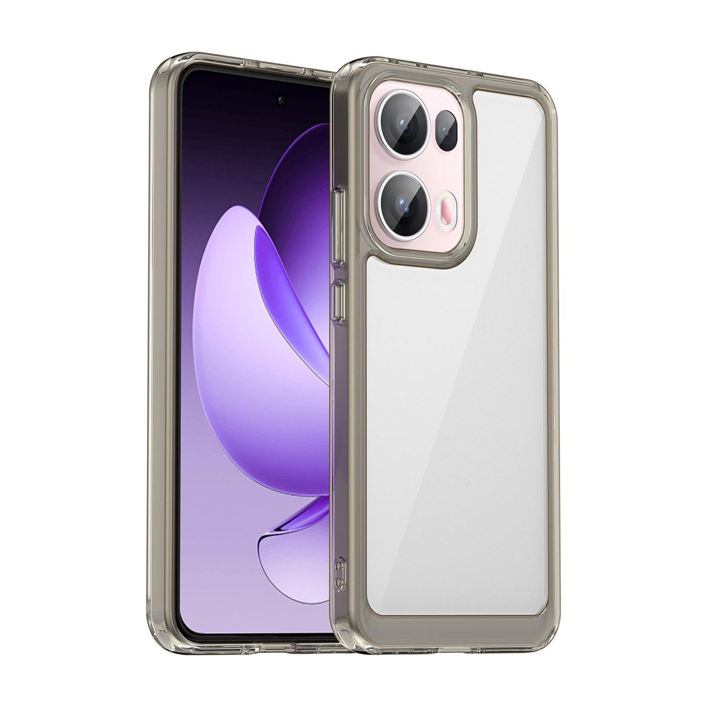 OPPO Reno13 Pro Acrylic Hybrid TPU Protective Phone Case, Colourful Series Shockproof Cover