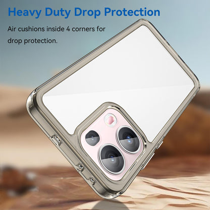 OPPO Reno13 Pro Acrylic Hybrid TPU Protective Phone Case, Colourful Series Shockproof Cover