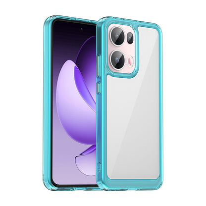 OPPO Reno13 Pro Acrylic Hybrid TPU Protective Phone Case, Colourful Series Shockproof Cover