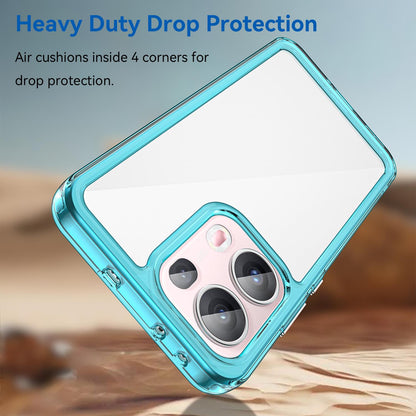 OPPO Reno13 Pro Acrylic Hybrid TPU Protective Phone Case, Colourful Series Shockproof Cover