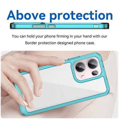 OPPO Reno13 Pro Acrylic Hybrid TPU Protective Phone Case, Colourful Series Shockproof Cover
