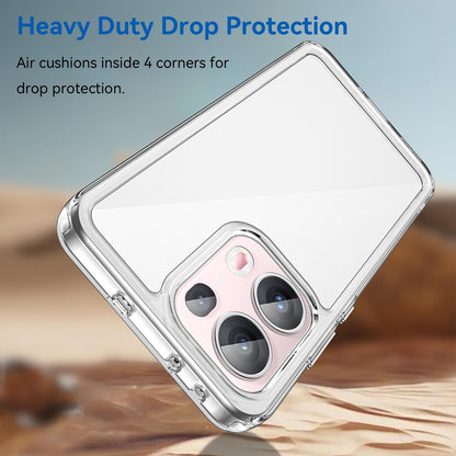 OPPO Reno13 Pro Acrylic Hybrid TPU Protective Phone Case, Colourful Series Shockproof Cover
