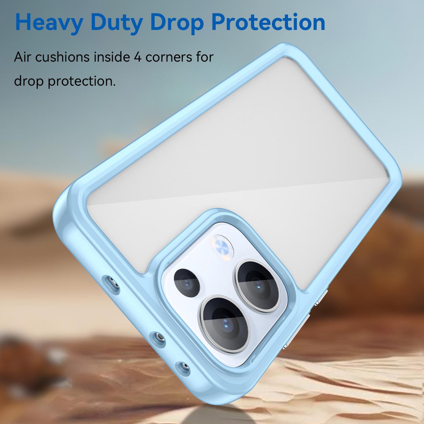OPPO Reno13 Acrylic Hybrid TPU Protective Phone Case, Colourful Series Shockproof Cover