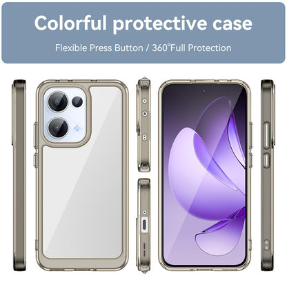 OPPO Reno13 Acrylic Hybrid TPU Protective Phone Case, Colourful Series Shockproof Cover