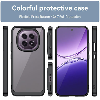 OPPO F29 5G Acrylic Hybrid TPU Protective Phone Case, Colourful Series Shockproof Cover
