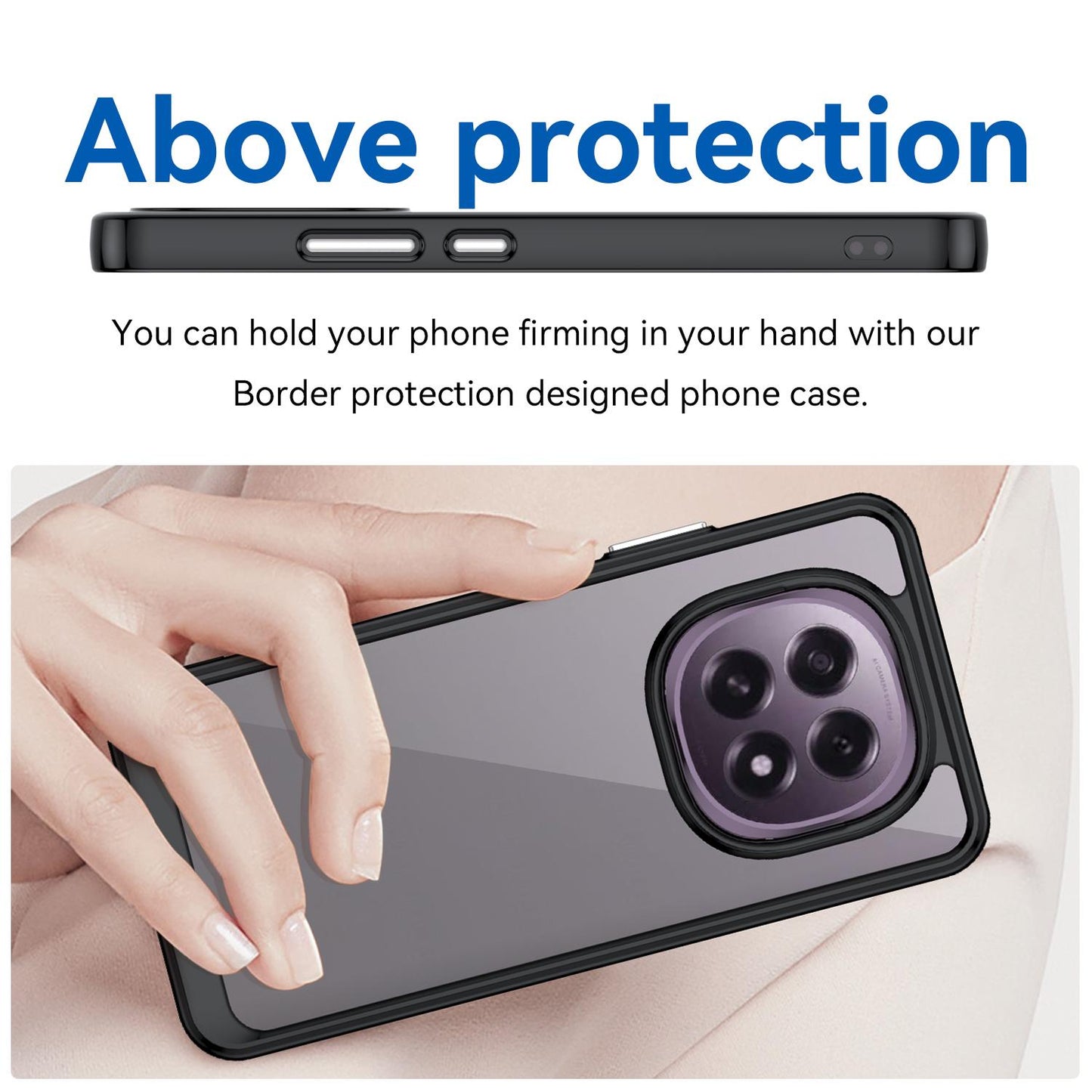OPPO F29 5G Acrylic Hybrid TPU Protective Phone Case, Colourful Series Shockproof Cover