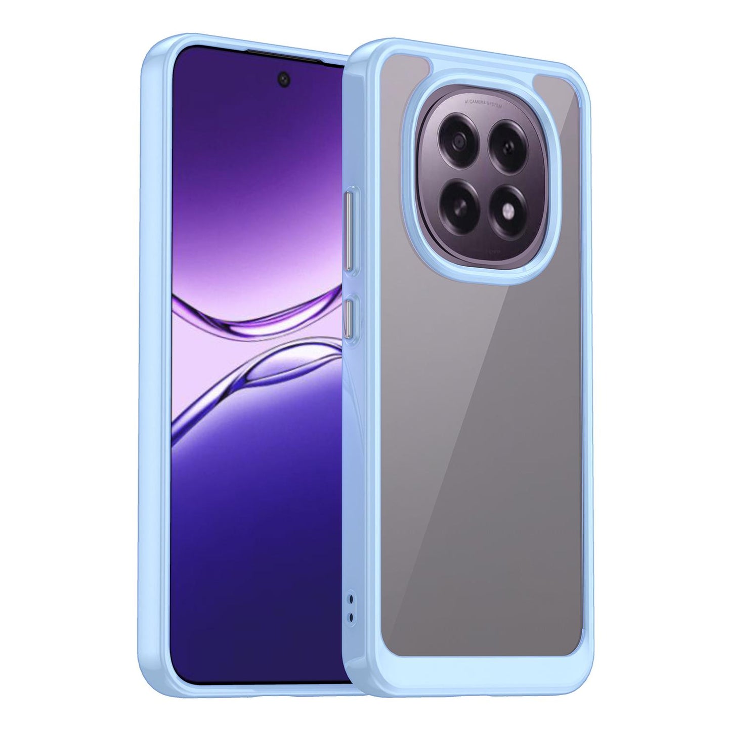 OPPO F29 5G Acrylic Hybrid TPU Protective Phone Case, Colourful Series Shockproof Cover