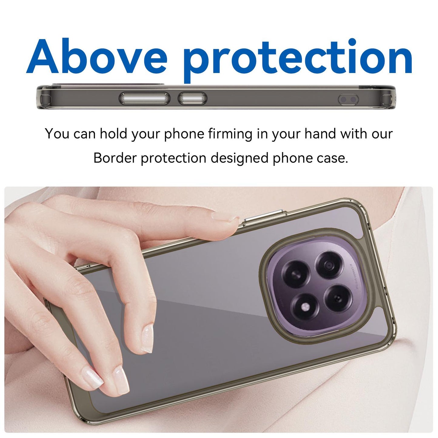 OPPO F29 5G Acrylic Hybrid TPU Protective Phone Case, Colourful Series Shockproof Cover