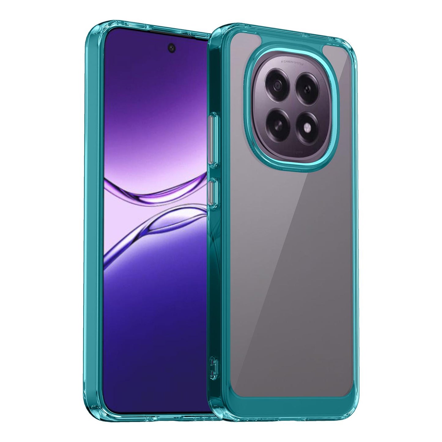 OPPO F29 5G Acrylic Hybrid TPU Protective Phone Case, Colourful Series Shockproof Cover