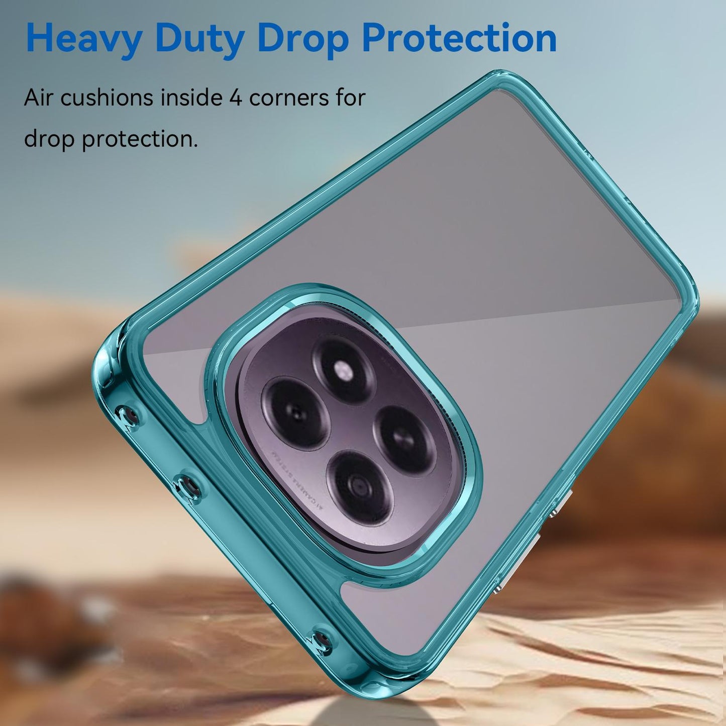OPPO F29 5G Acrylic Hybrid TPU Protective Phone Case, Colourful Series Shockproof Cover