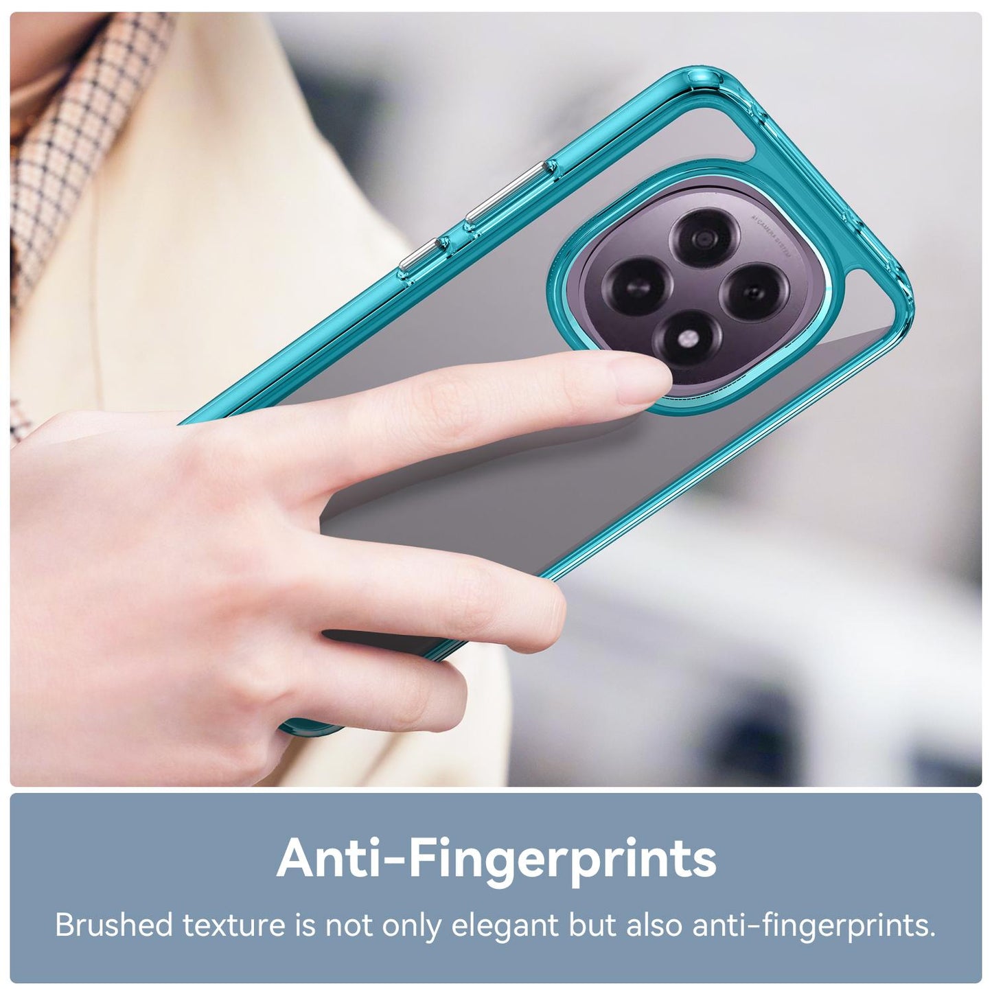 OPPO F29 5G Acrylic Hybrid TPU Protective Phone Case, Colourful Series Shockproof Cover