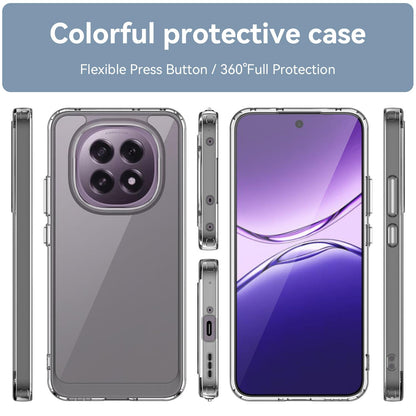 OPPO F29 5G Acrylic Hybrid TPU Protective Phone Case, Colourful Series Shockproof Cover