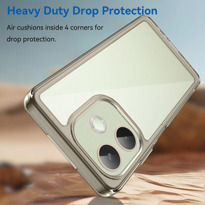 OPPO A5 Energy 5G Acrylic Hybrid TPU Protective Phone Case, Colourful Series Shockproof Cover