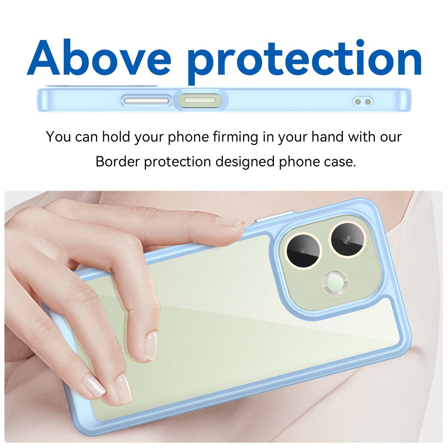 OPPO A5 Pro 4G Acrylic Hybrid TPU Protective Phone Case, Colourful Series Shockproof Cover