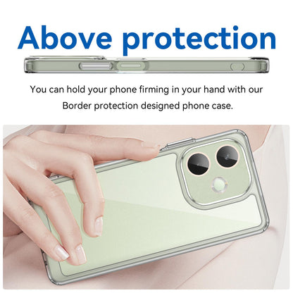OPPO A5 Pro 4G Acrylic Hybrid TPU Protective Phone Case, Colourful Series Shockproof Cover