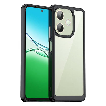 OPPO A5 Pro 5G Acrylic Hybrid TPU Protective Phone Case, Colourful Series Shockproof Cover