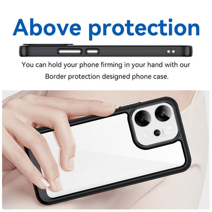 OPPO Reno14 Acrylic Hybrid TPU Protective Phone Case, Colourful Series Shockproof Cover