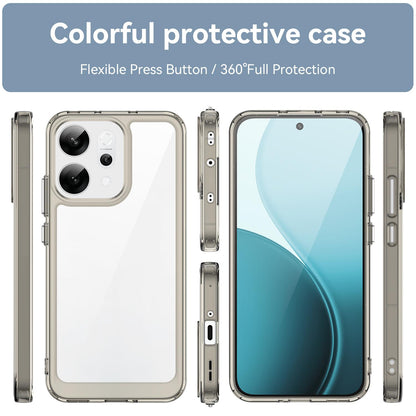 OPPO Reno14 Acrylic Hybrid TPU Protective Phone Case, Colourful Series Shockproof Cover