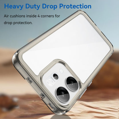 OPPO Reno14 Acrylic Hybrid TPU Protective Phone Case, Colourful Series Shockproof Cover