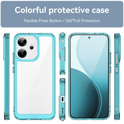 OPPO Reno14 Acrylic Hybrid TPU Protective Phone Case, Colourful Series Shockproof Cover