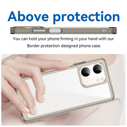 OPPO A5x 4G Acrylic Hybrid TPU Protective Phone Case, Colourful Series Shockproof Cover