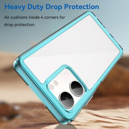 OPPO A5x 4G Acrylic Hybrid TPU Protective Phone Case, Colourful Series Shockproof Cover