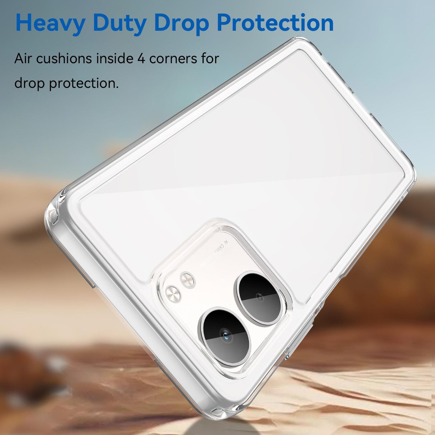 OPPO A5x 4G Acrylic Hybrid TPU Protective Phone Case, Colourful Series Shockproof Cover