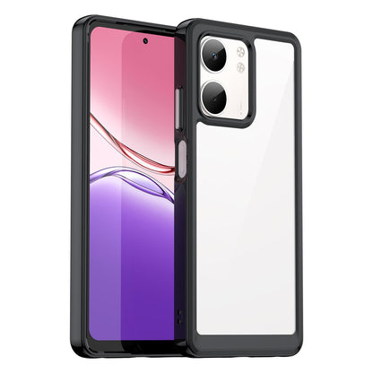 OPPO A5x 5G Acrylic Hybrid TPU Protective Phone Case, Colourful Series Shockproof Cover