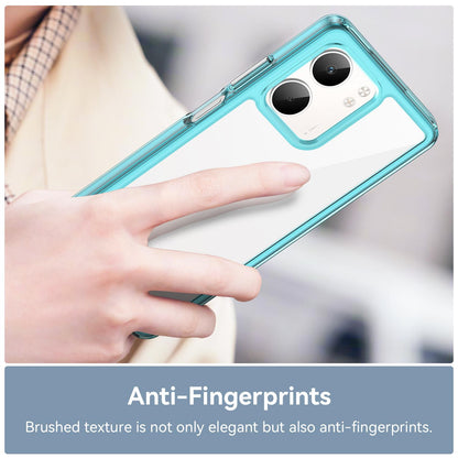 OPPO A5x 5G Acrylic Hybrid TPU Protective Phone Case, Colourful Series Shockproof Cover